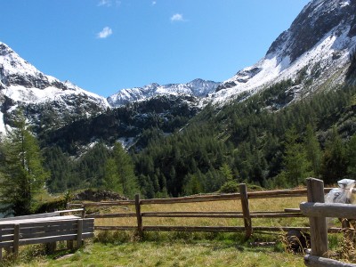 Die Lanschitz-Alm überzuckert