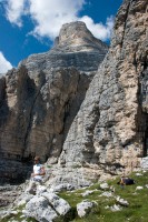 Dolomiten Schulter mit Ball Band